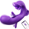 Vibrador clítoris con lamedor húmedo — imagen del producto 1
