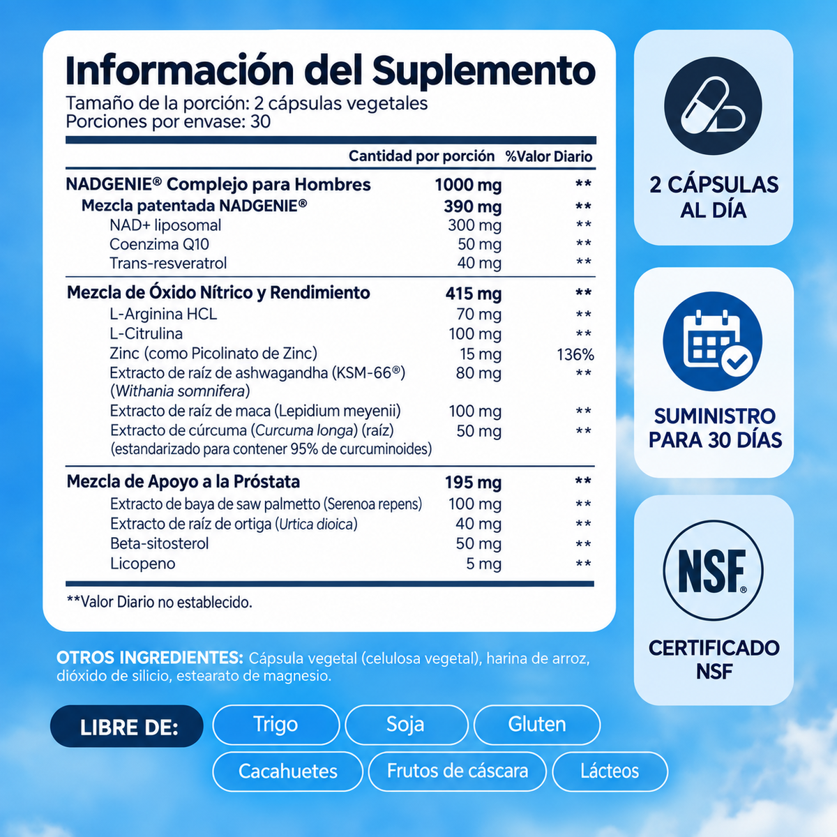 Selerb® NAD+ Liposomal Men’s Complex 1000 mg