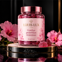 Gomitas probióticas femeninas Louis Lux - imagen editorial premium